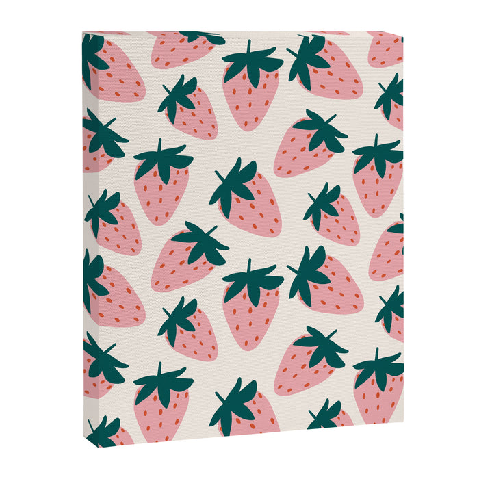Cute Strawberry  Canvas Print Gallery Image 1