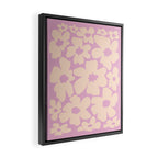 Daisies - Cream and pink Framed Canvas Print Gallery Image 2