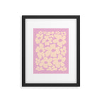 Daisies - Cream and pink Framed Art Print Gallery Image 5