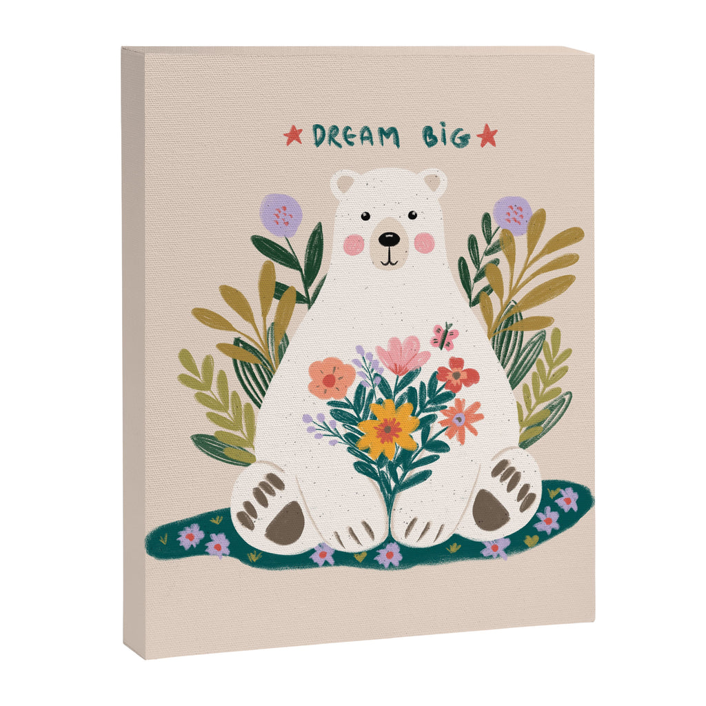 Dream Big Polar Bear Canvas Print Gallery Image 8