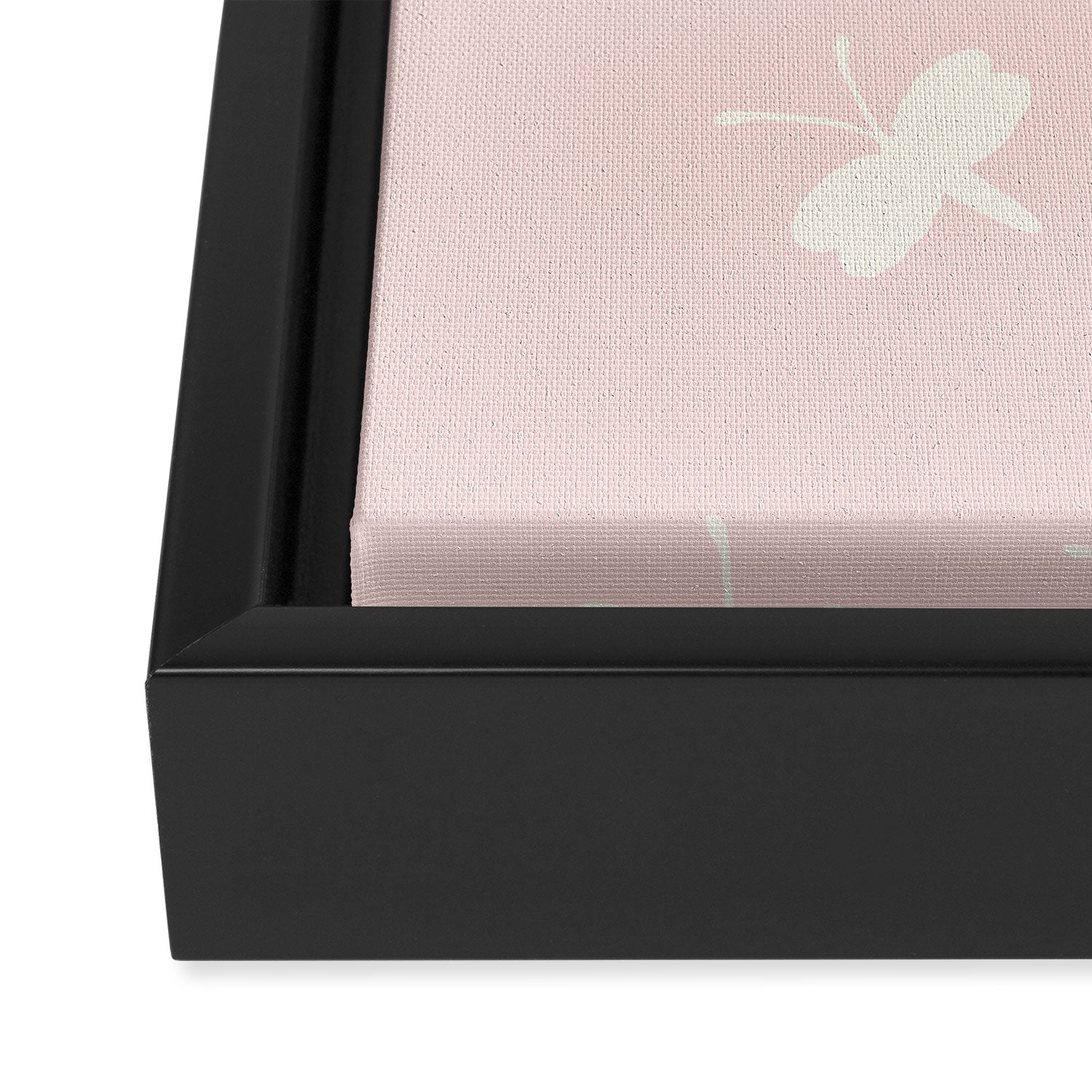 Dream Pink Butterfly Framed Canvas Print Gallery Image 3