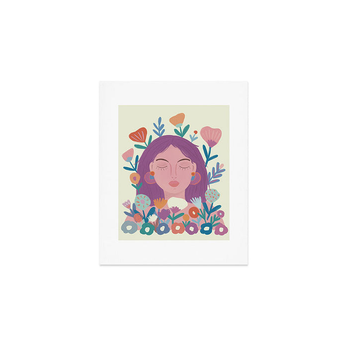 Dream Portrait/ spring flowers  Art Print Gallery Image 1