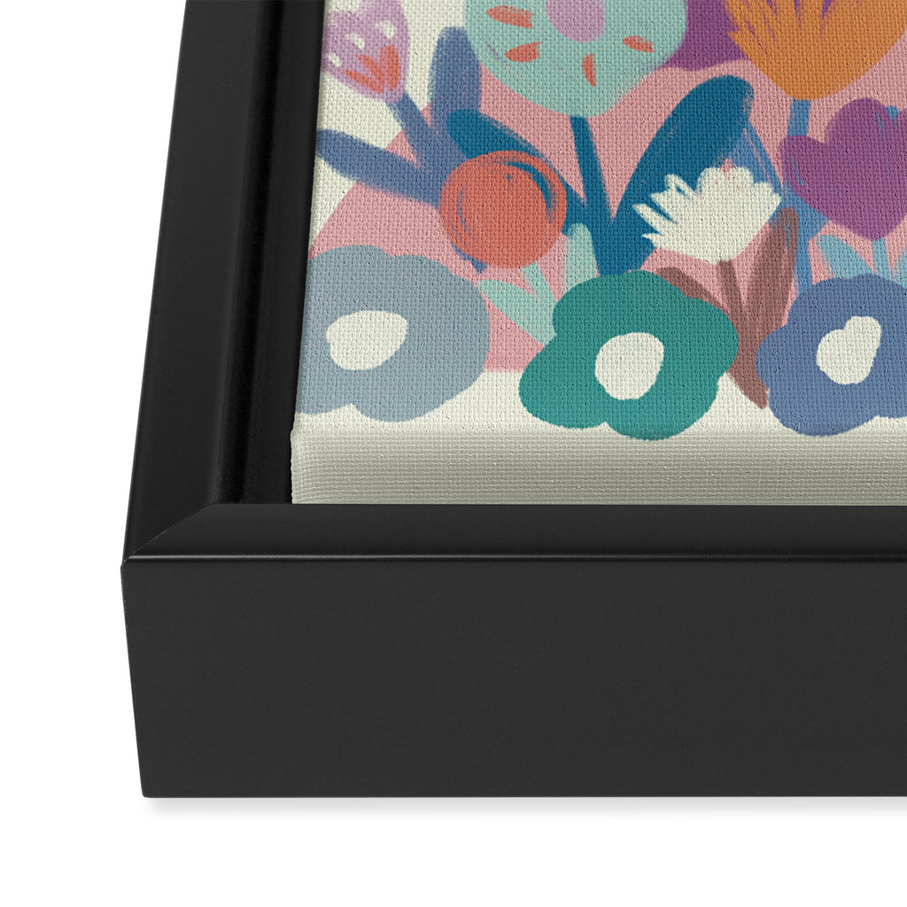 Dream Portrait/ spring flowers  Framed Canvas Print Gallery Image 3