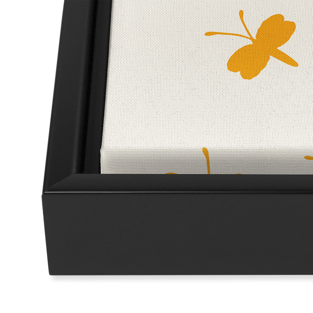 Dream Yellow Butterfly  Framed Canvas Print Gallery Image 3
