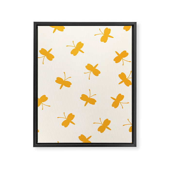 Dream Yellow Butterfly  Framed Canvas Print Gallery Image 1