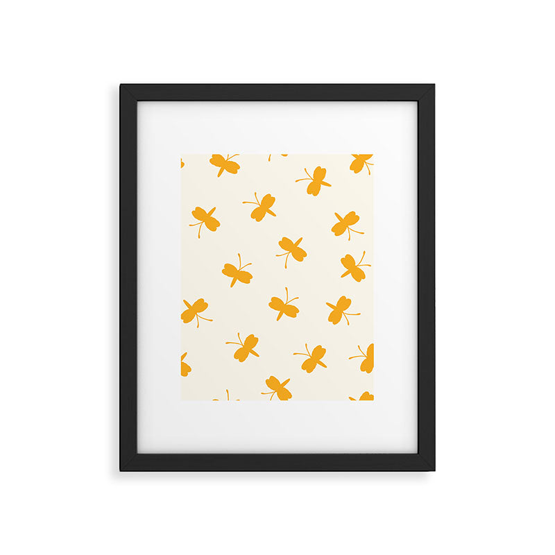 Dream Yellow Butterfly  Framed Art Print Gallery Image 6