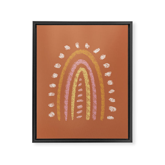 Earth Rainbow  Framed Canvas Print Gallery Image 1