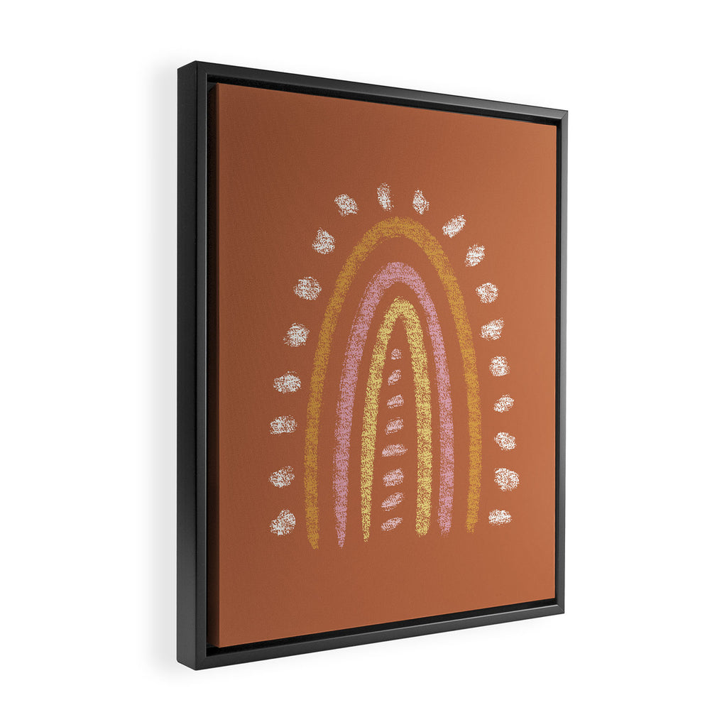 Earth Rainbow  Framed Canvas Print Gallery Image 2