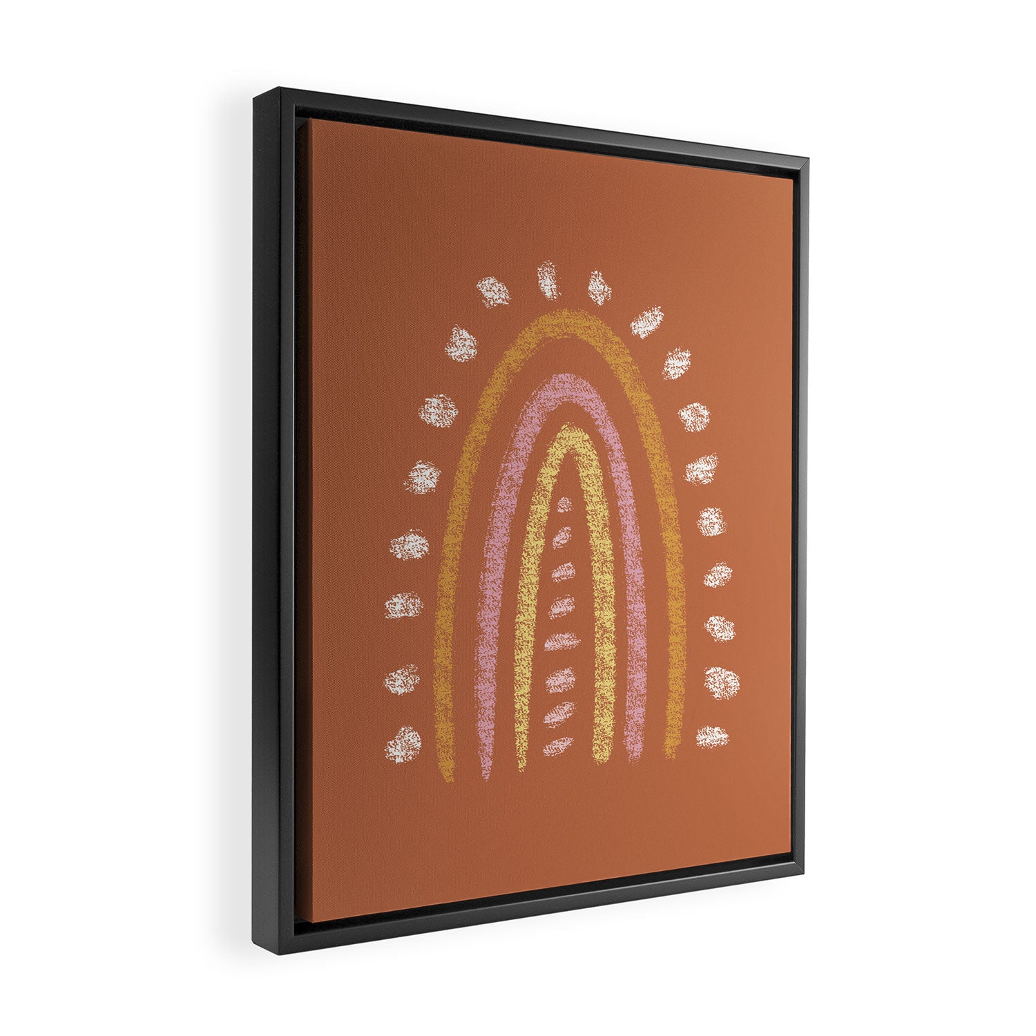 Earth Rainbow  Framed Canvas Print Gallery Image 2