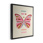 Every Day is a Fresh Start Butterfly Framed Canvas Print Gallery Image 2