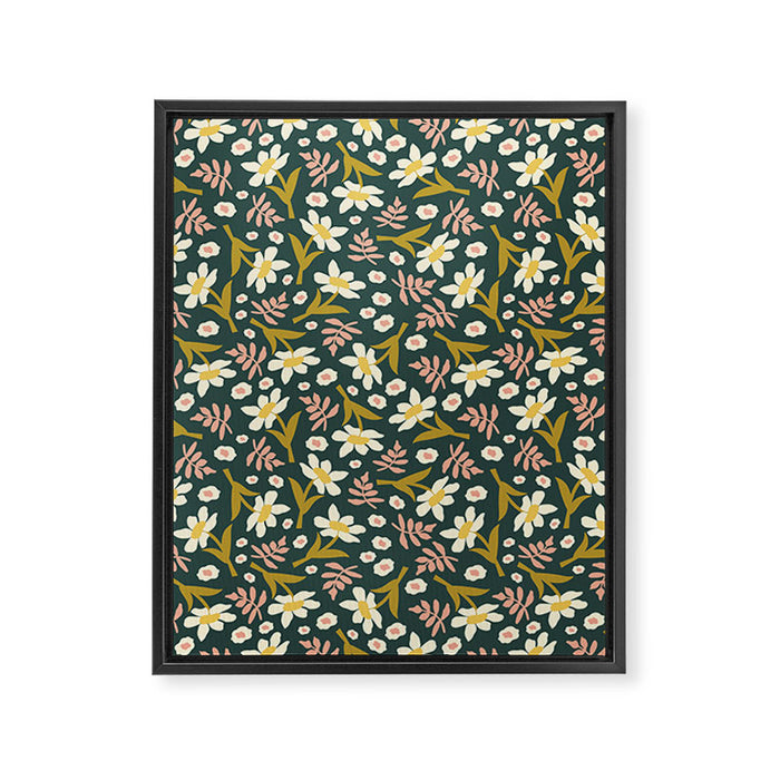 Fall Floral  Framed Canvas Print Gallery Image 1