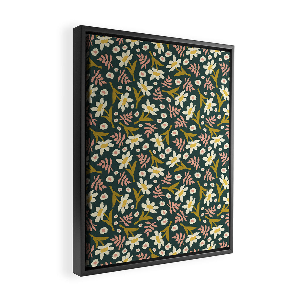 Fall Floral  Framed Canvas Print Gallery Image 2
