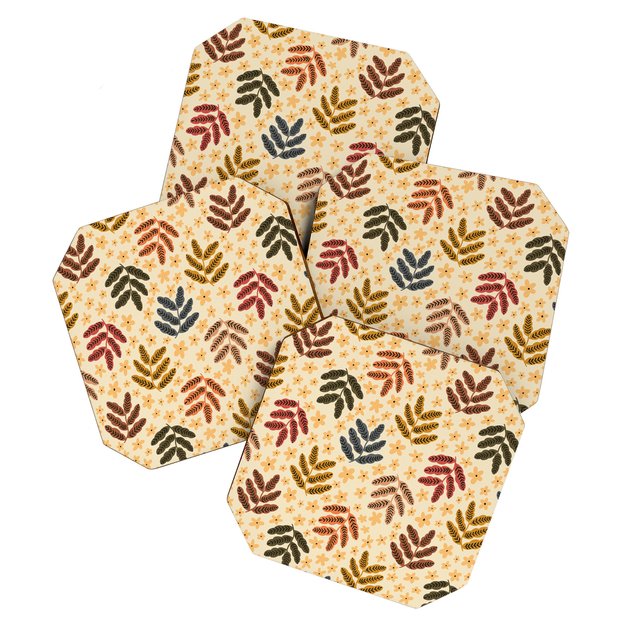 Fall Leaves - autumn Coaster Gallery Image 1