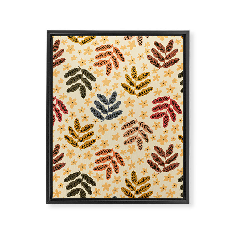 Fall Leaves - autumn Framed Canvas Print Gallery Image 8