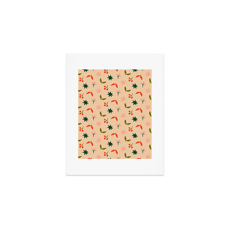 Festive Harmony - seamless Christmas pattern Art Print Gallery Image 1