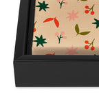 Festive Harmony - seamless Christmas pattern Framed Canvas Print Gallery Image 3