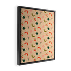 Festive Harmony - seamless Christmas pattern Framed Canvas Print Gallery Image 2