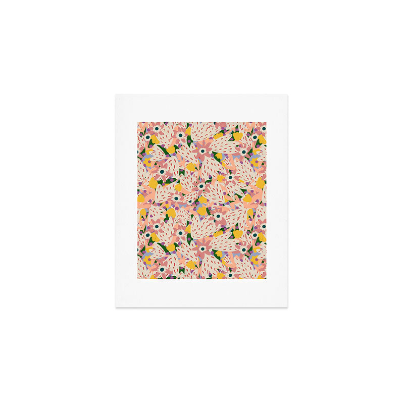 Floral Collage  Art Print Gallery Image 1