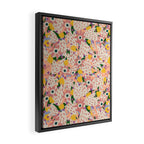 Floral Collage  Framed Canvas Print Gallery Image 2