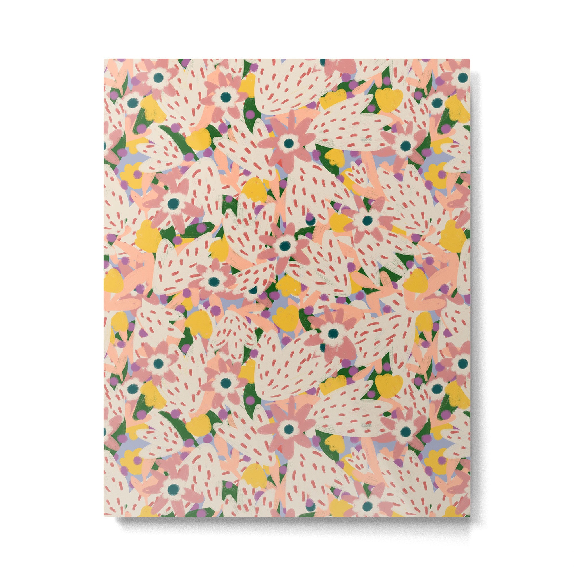 Floral Collage  Metal Print Gallery Image 6