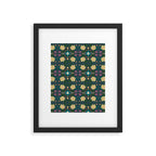 Floral dark Mandala  Framed Art Print Gallery Image 6