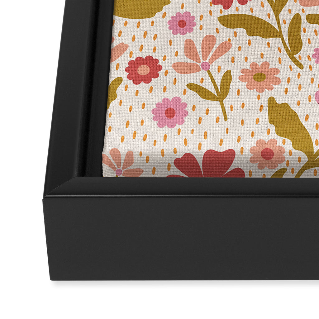 Floral Garden  Framed Canvas Print Gallery Image 3