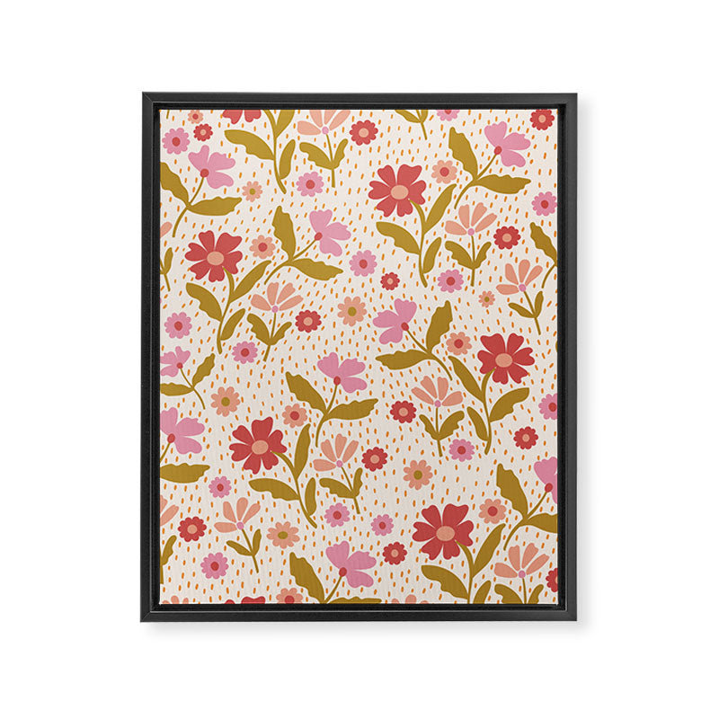 Floral Garden  Framed Canvas Print Gallery Image 8