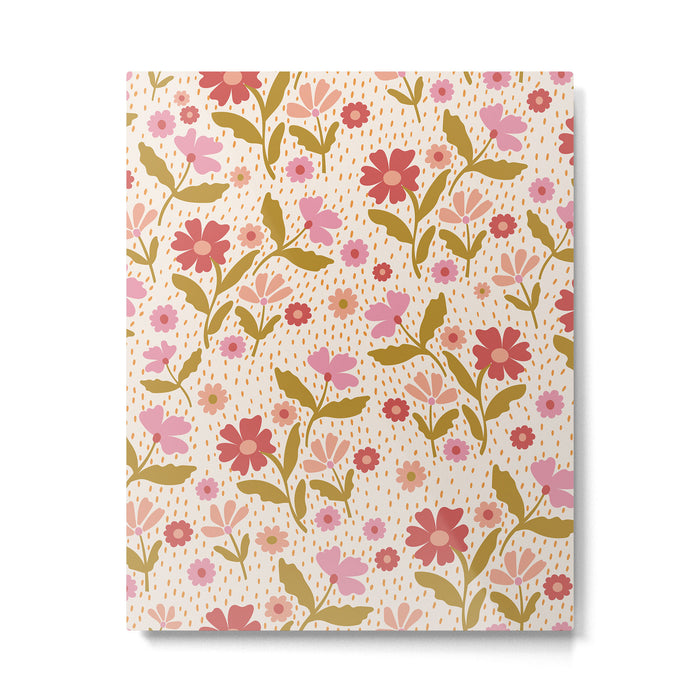 Floral Garden  Metal Print Gallery Image 1