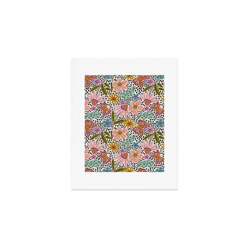 Floral Happiness Art Print Gallery Image 1