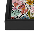 Floral Happiness Framed Canvas Print Gallery Image 3