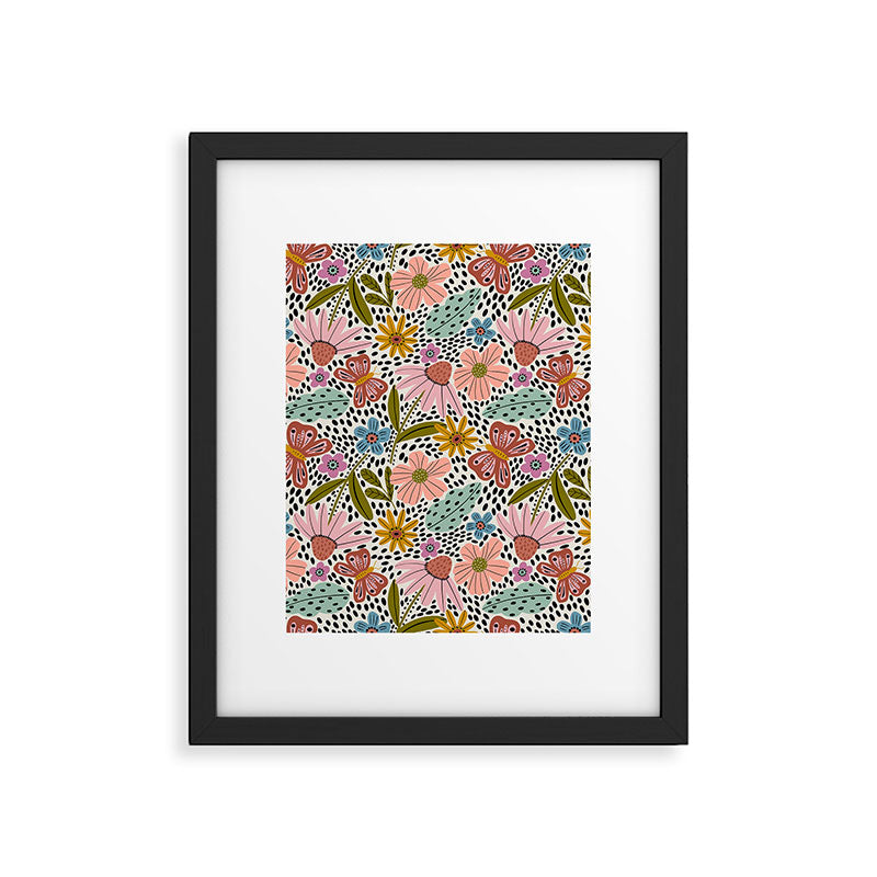 Floral Happiness Framed Art Print Gallery Image 6