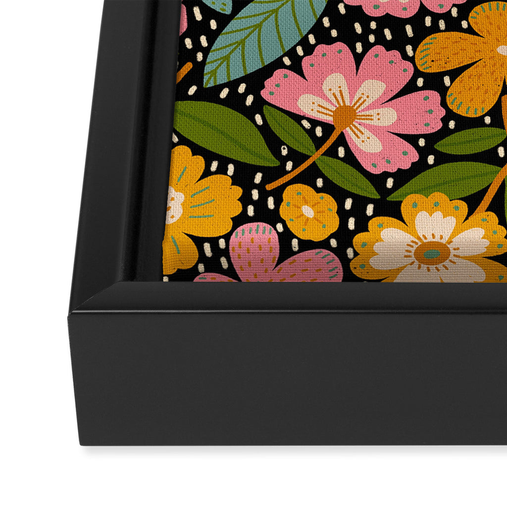 Floral Jungle  Framed Canvas Print Gallery Image 3