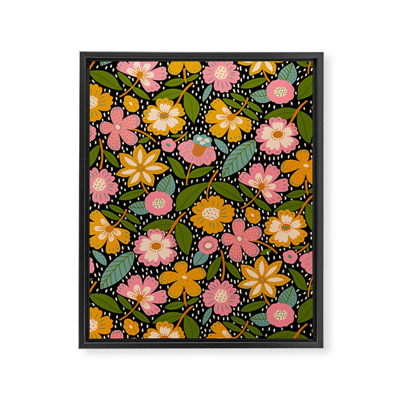 Floral Jungle  Framed Canvas Print Gallery Image 8