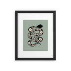 Floral Snake  Framed Art Print Gallery Image 5
