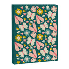 Floral Stripe Canvas Print Gallery Image 6
