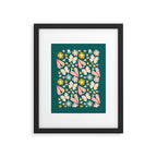 Floral Stripe Framed Art Print Gallery Image 4