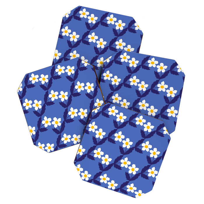 Flower - Blue Vibe Coaster Gallery Image 1