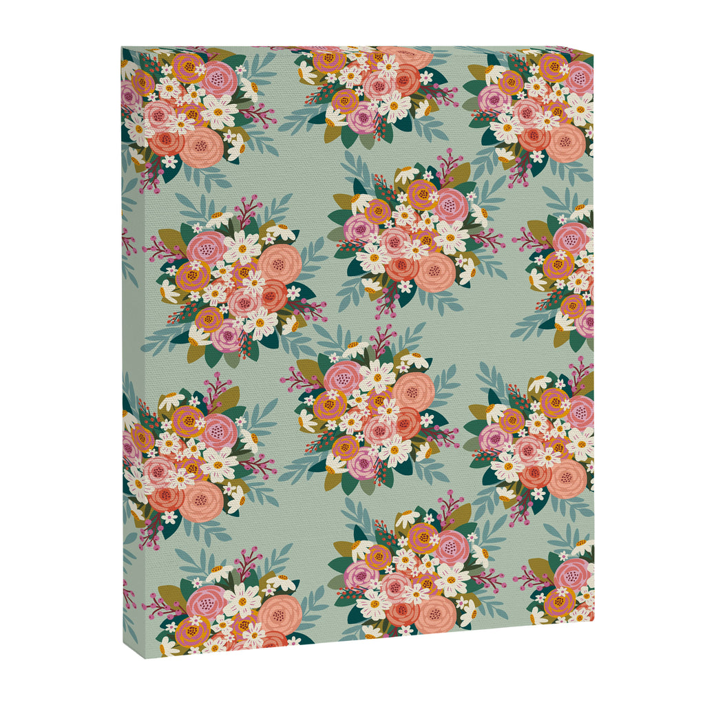 Flower bouquet pattern  Canvas Print Gallery Image 8