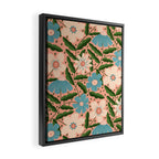 Flower Garden - Peach  Framed Canvas Print Gallery Image 2