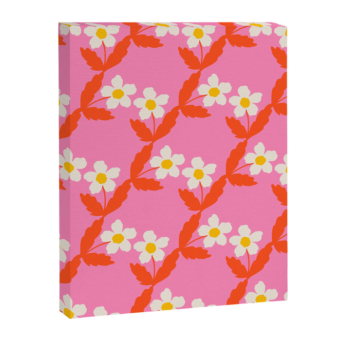 Flower - Magenta vibe Canvas Print Gallery Image 1