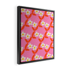 Flower - Magenta vibe Framed Canvas Print Gallery Image 2