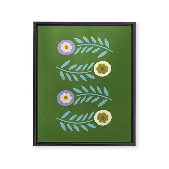 Flower Meadow  Framed Canvas Print Gallery Image 1