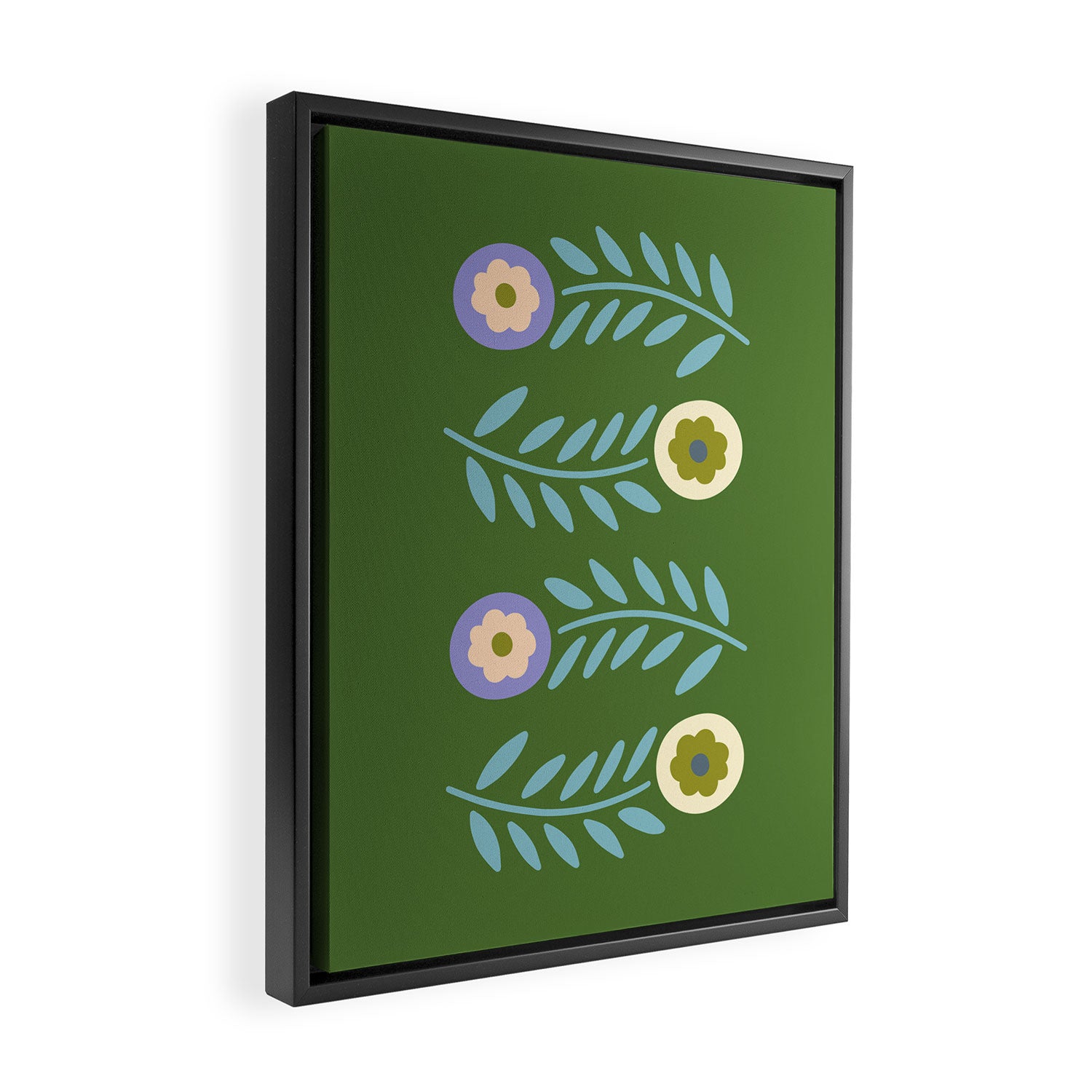 Flower Meadow  Framed Canvas Print Gallery Image 2