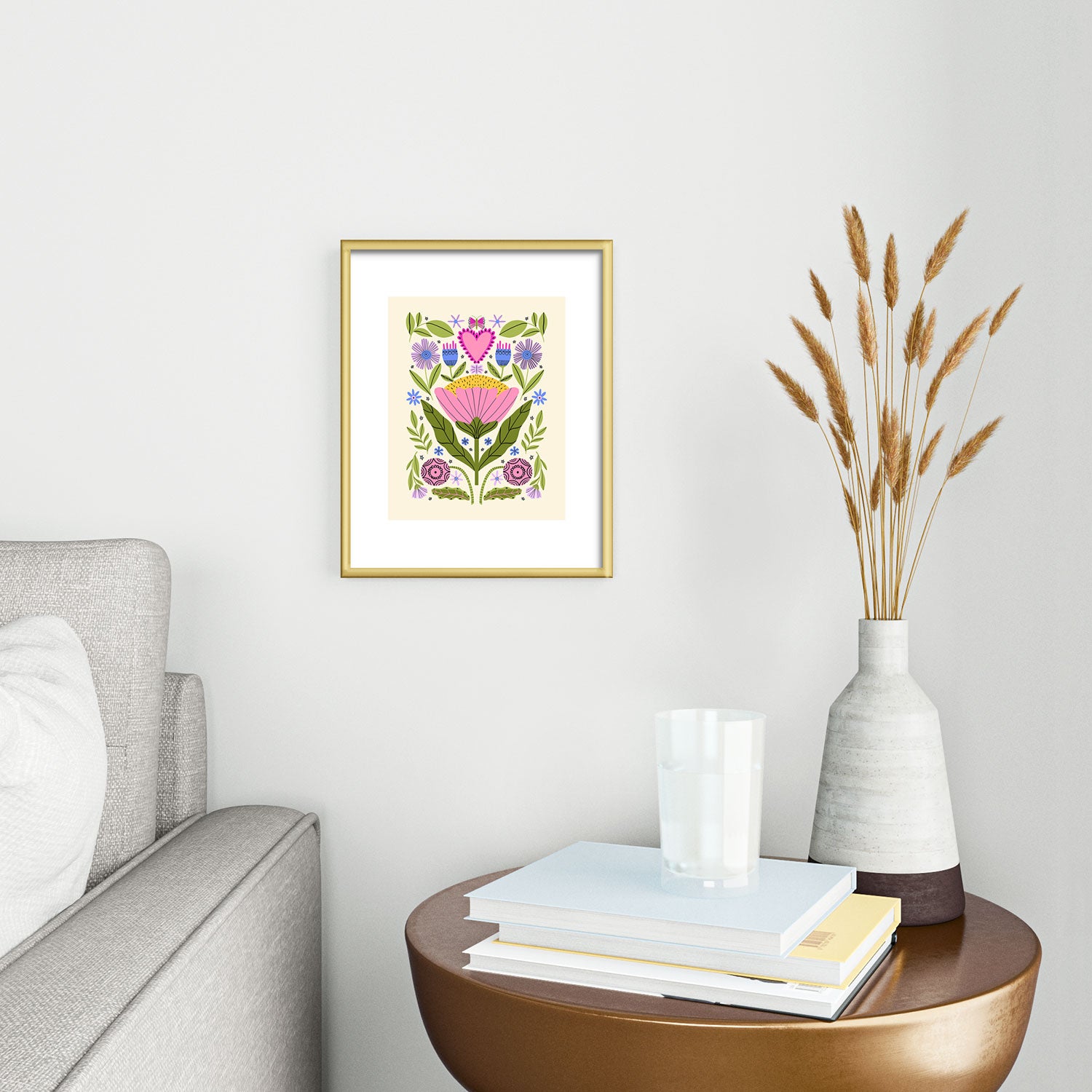 Flower Party  Framed Art Print Gallery Image 2