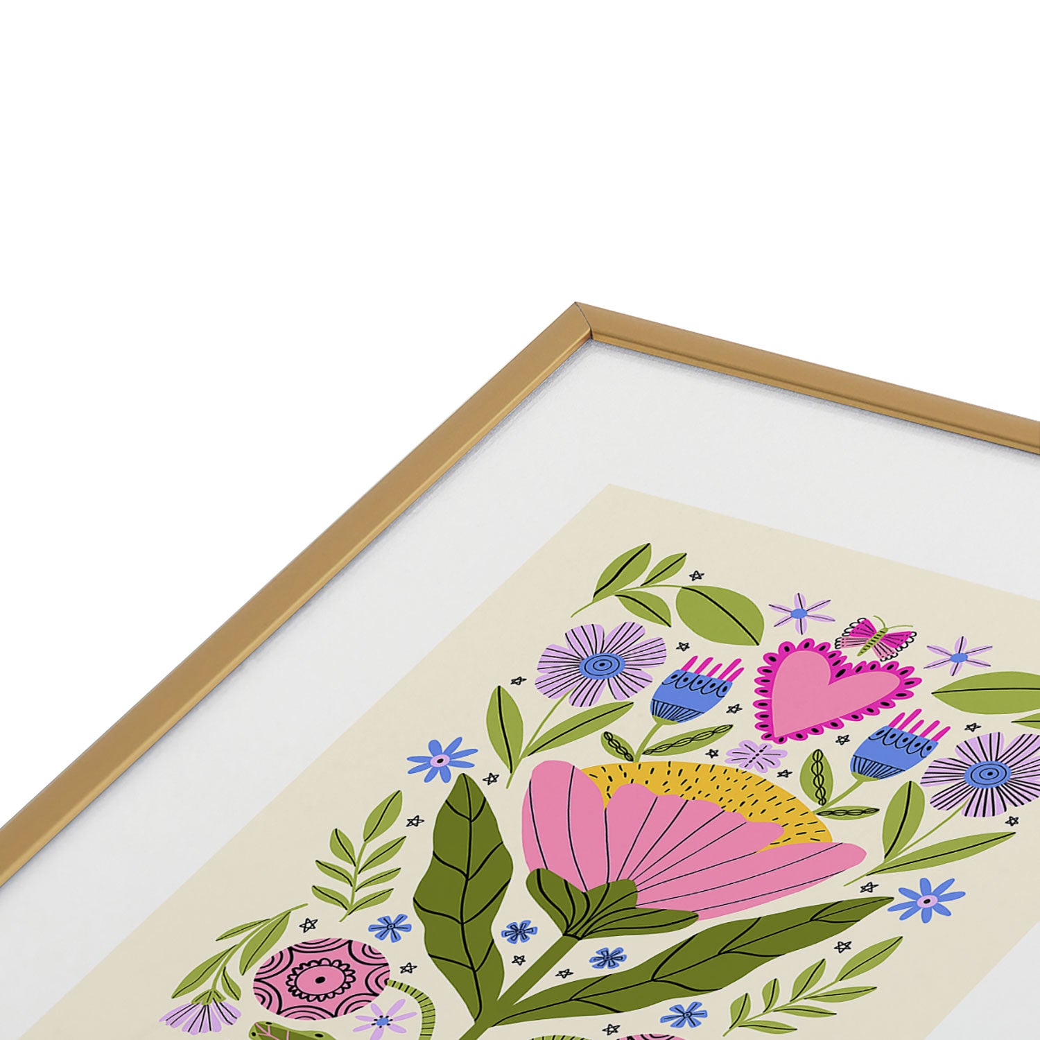 Flower Party  Framed Art Print Gallery Image 3