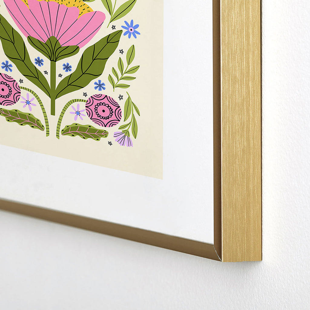 Flower Party  Framed Art Print Gallery Image 4