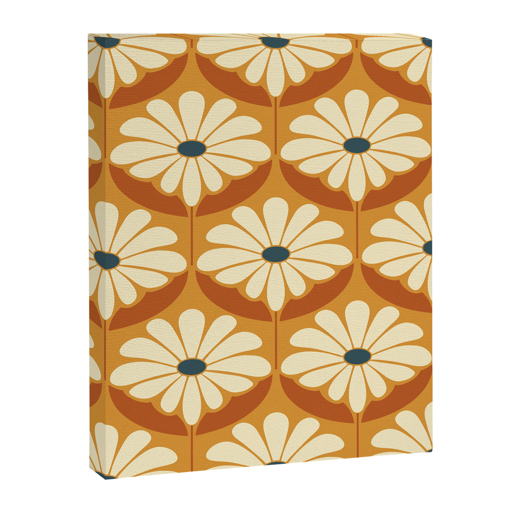 Flower Power - Retro Color Palette Canvas Print Gallery Image 8