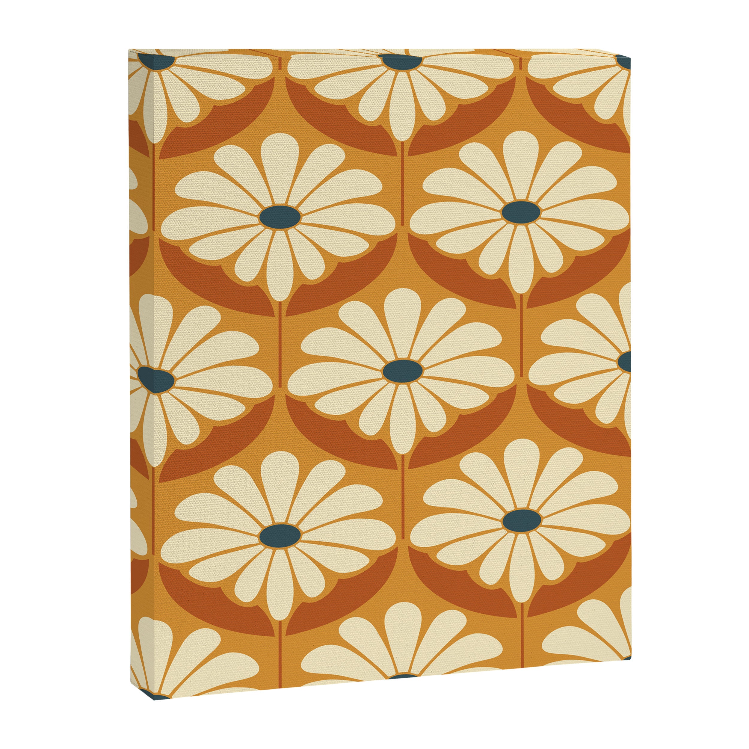 Flower Power - Retro Color Palette Canvas Print Gallery Image 8