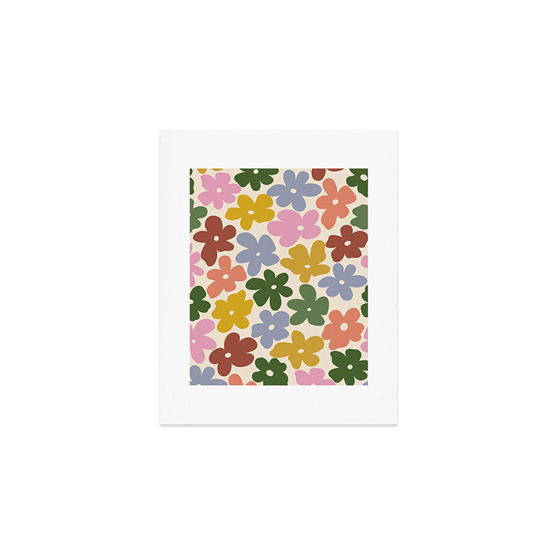 Flower - Vintage Daisy Art Print Gallery Image 1