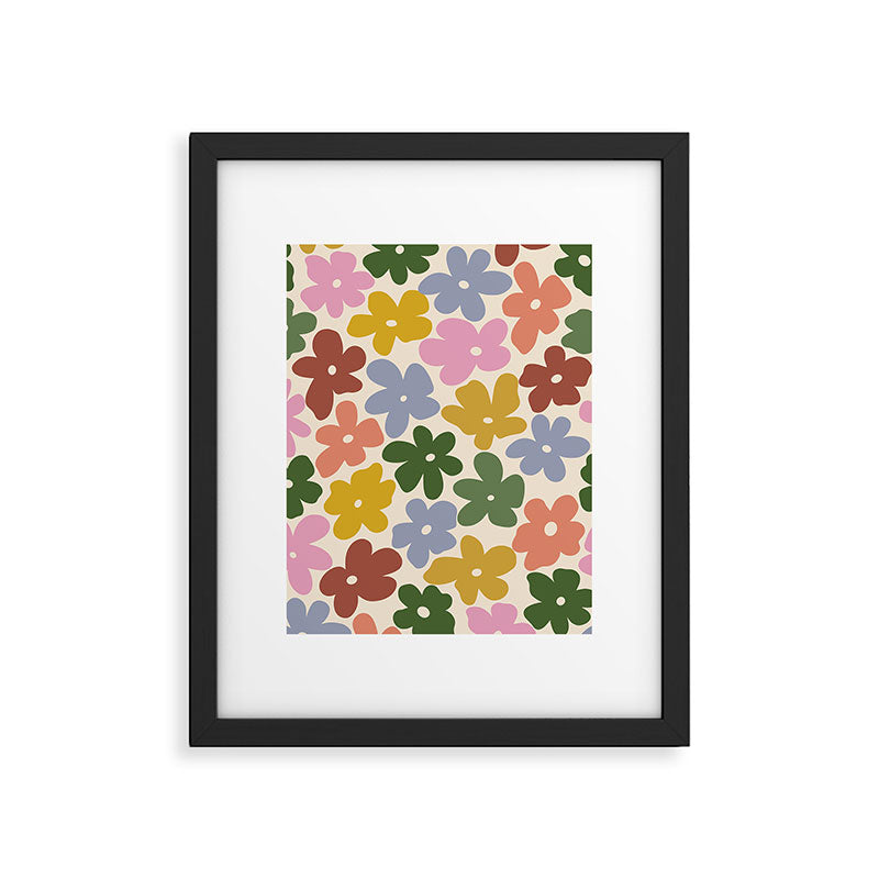 Flower - Vintage Daisy Framed Art Print Gallery Image 6